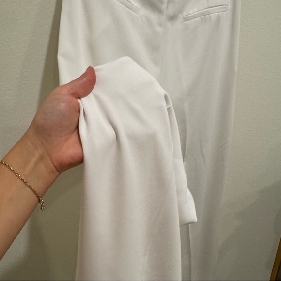 INC International Concepts White Wide Leg Trousers - Picture 9 of 9